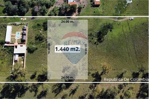 Terreno de 1.440 m2 en Ypakarai zona Hugua Hu