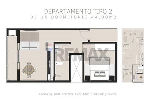 - Monoambiente 44 m² | Edificio LALIDIA, foto 4