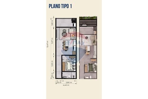 Departamento de 61m2 INIZIO II — foto 2