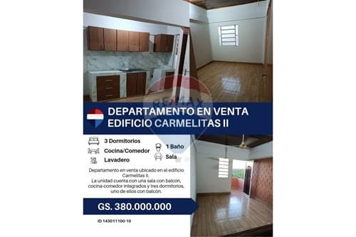Depto en Venta Edificio Carmelitas II
