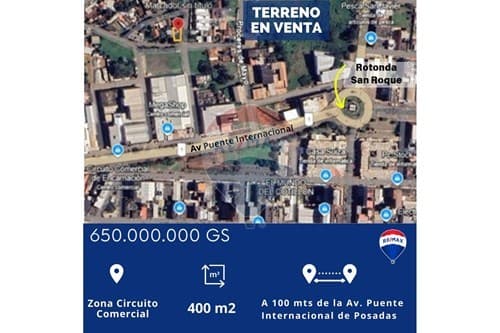 De terreno - cabecera del puente encarnacion — foto 1