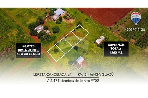 Terreno en Venta - km 18 Minga Guazú — foto 4