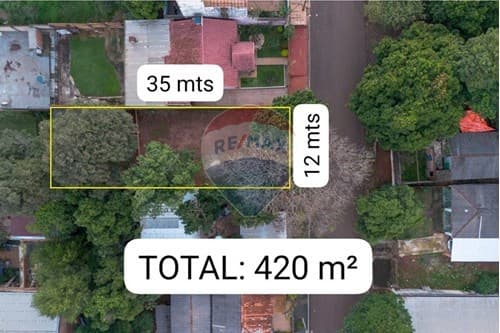 Terreno sobre asfalto en bo. San isidro