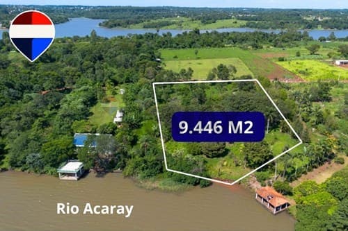 En venta 9.446 m2 en hernandarias alto parana