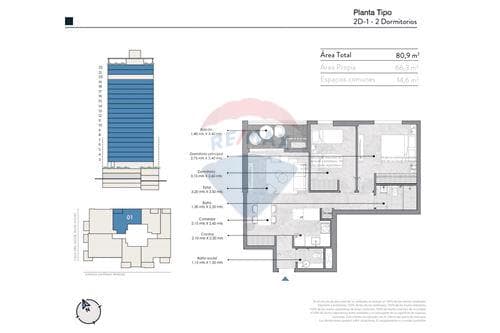 Departamento, 2dormitorios- Nostrum Trinidad — foto 2