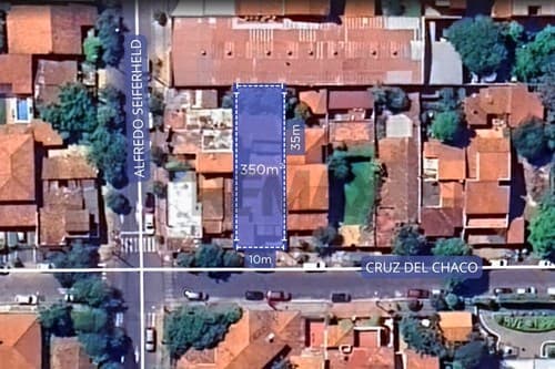 350m² in Cruz del Chaco and Alfredo Seiferheld