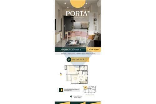 Vendo dpto de 1 dorm - fdo.zona norte