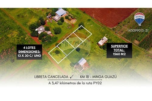 Terreno en Venta - km 18 Minga Guazú — foto 4
