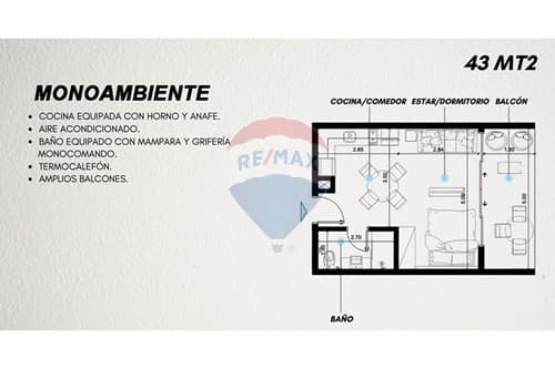 Monoambiente en pozo en Carmelitas — foto 5