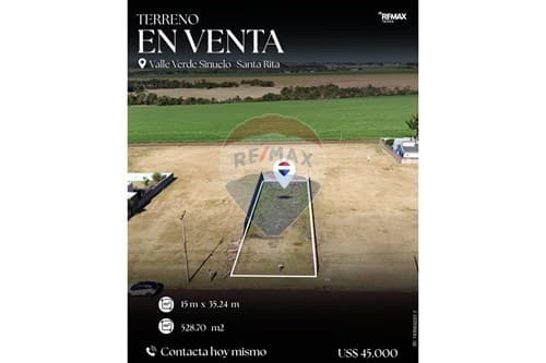 Terreno en Venta en Barrio Valle Verde, Santa Rita