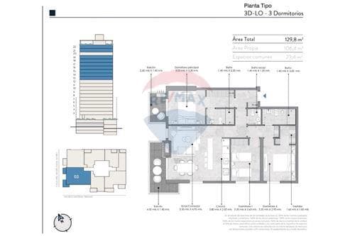 Departamento, 3dormitorios- Nostrum Trinidad, foto 1