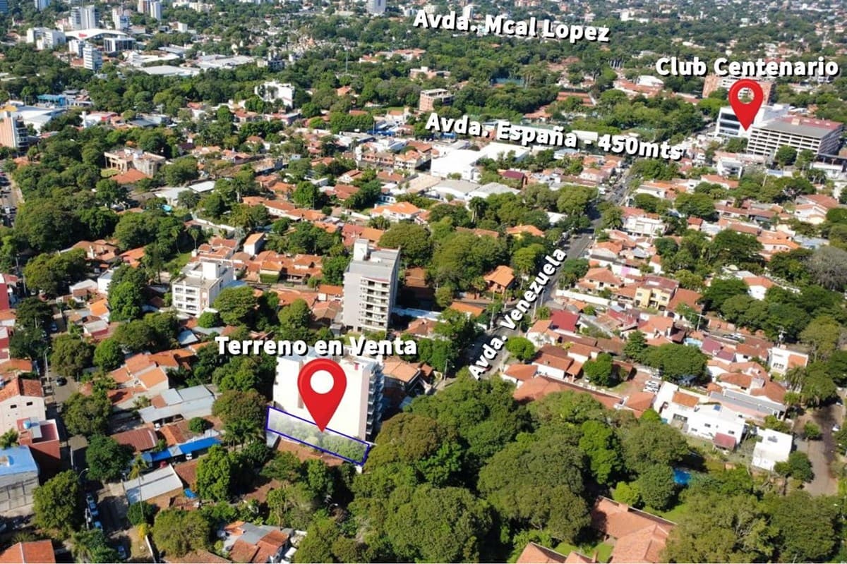 Terreno-venta-avda. Venezuela, Recoleta, Asunción