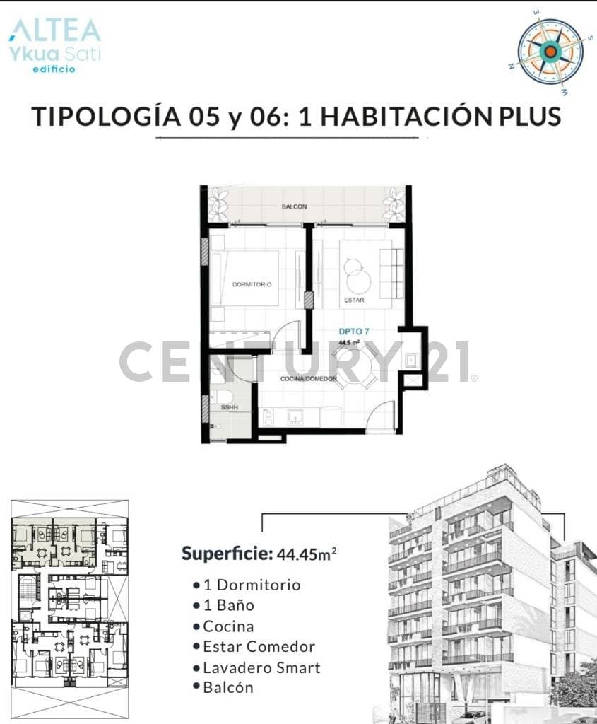 Departamento de un dormitorio en altea ykua sati, foto 2