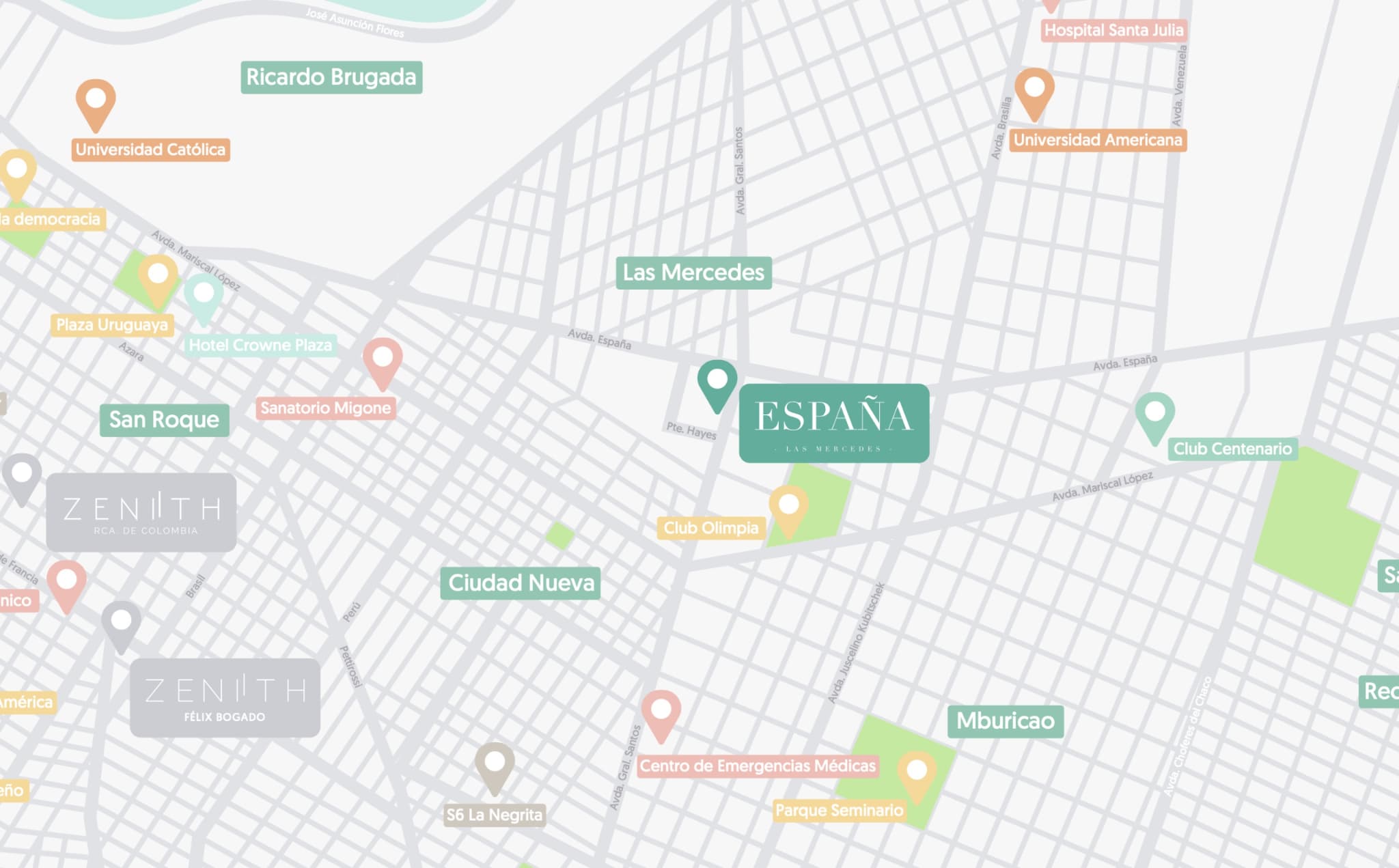 Departamento sobre Av. Gral. Santos y Av. España - Asuncion, foto 3