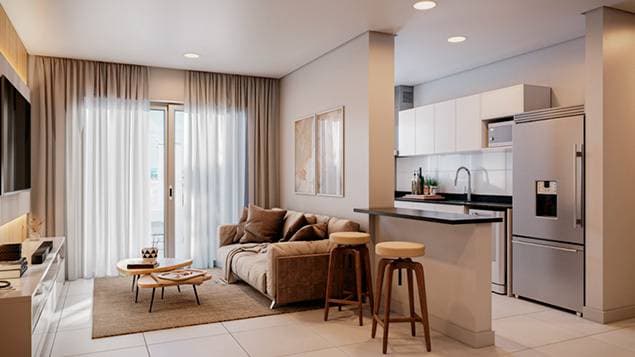 Estrena Departamento de 2 dormitorios, en el piso 23. Edif Fortaleza Molas López, foto 3