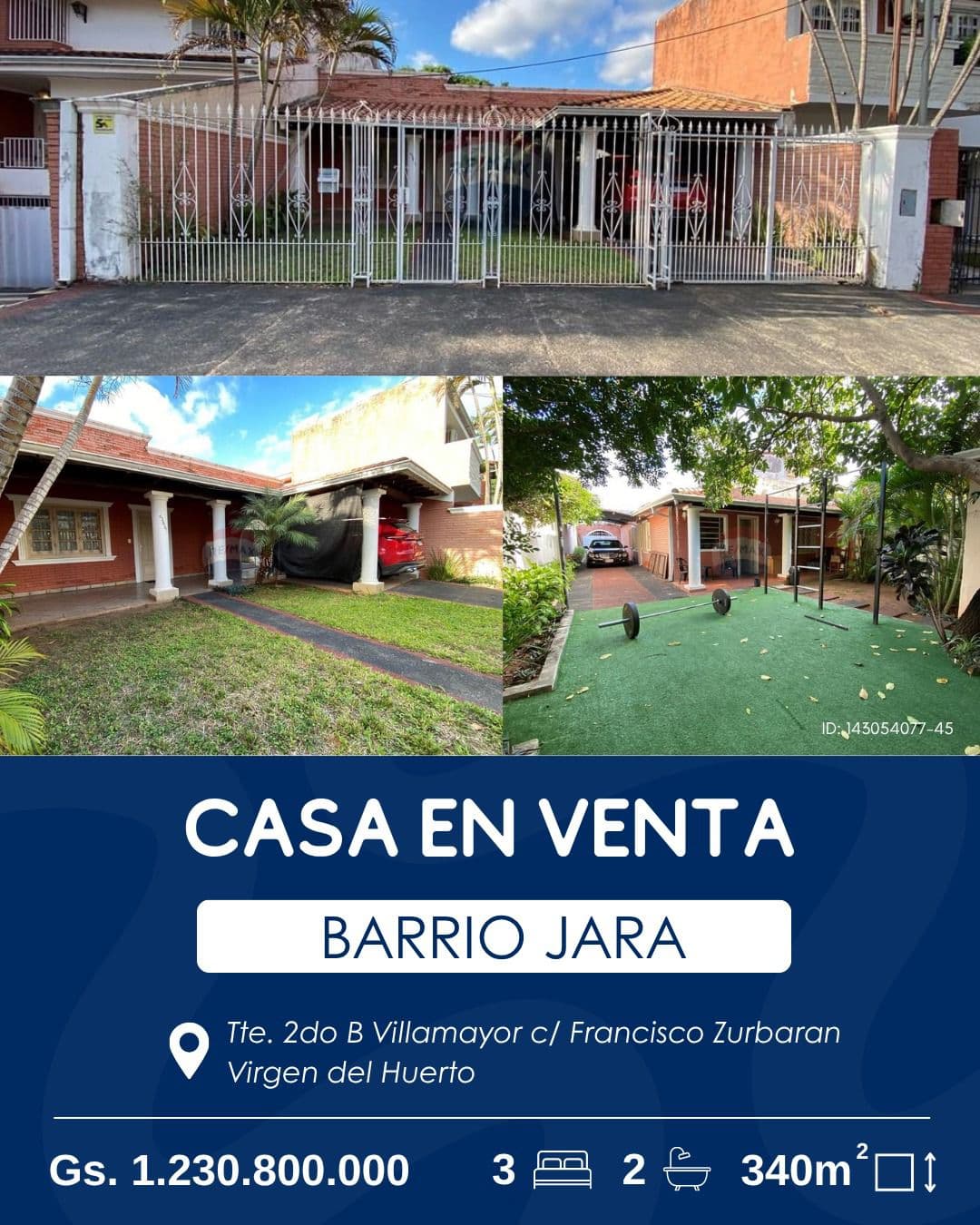 Casa en venta – Barrio Jara, Zona Virgen del Huerto