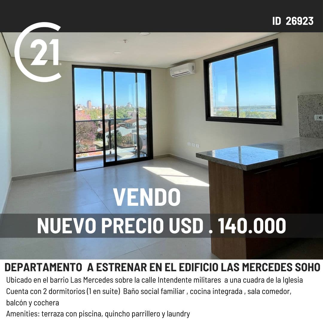 Depto a estreanar en el barrio Las Mercedes, foto 1