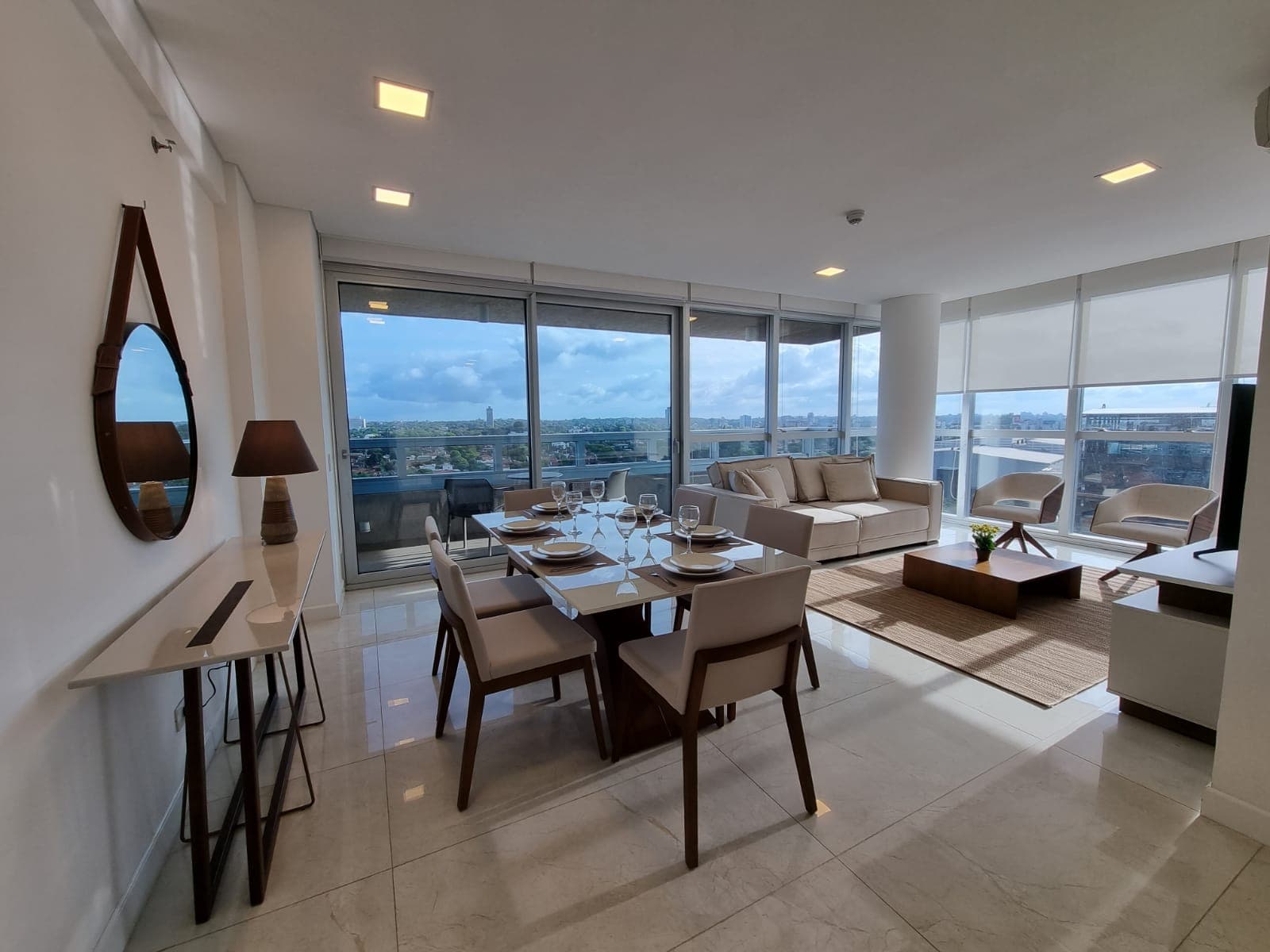 Torres eminent - alquilo departamento full amoblado de 3 dormitorios