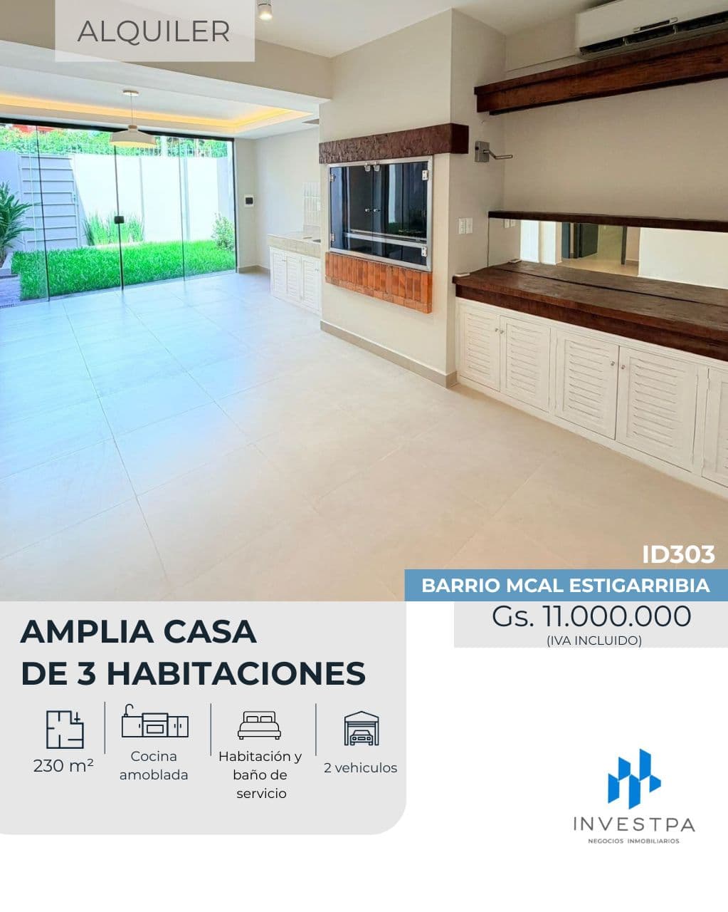 Casa remodelada a estrenar de 3 dormitorios