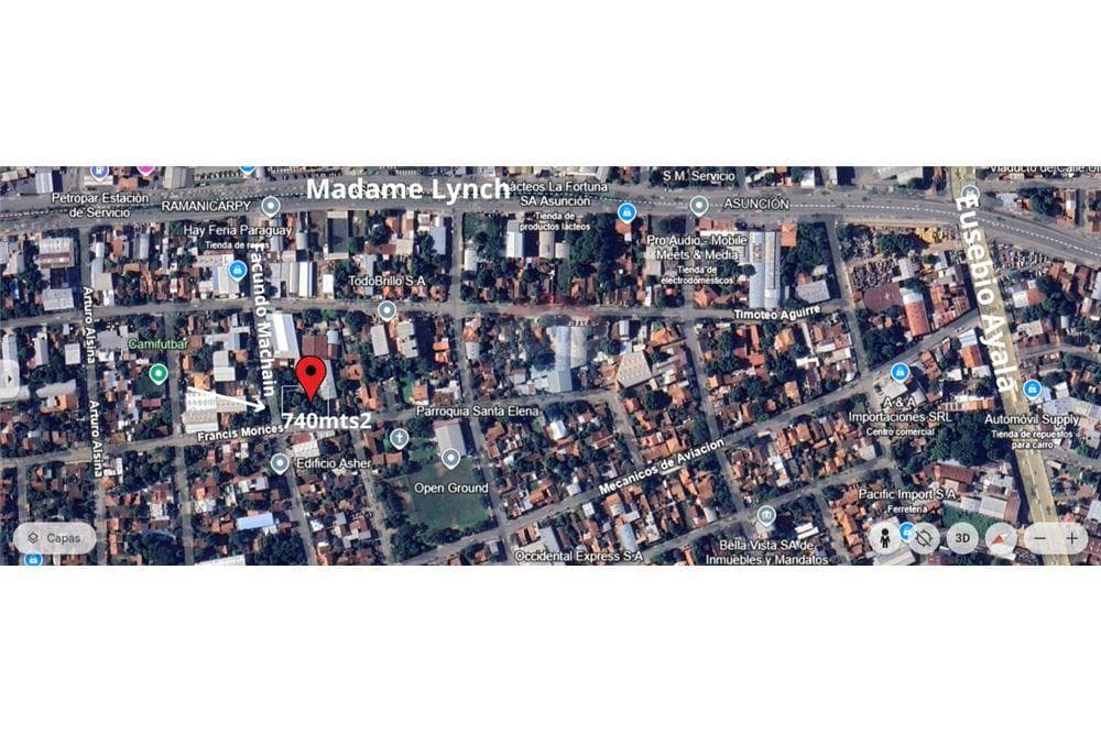 Terreno en Esquina de 740 m2 sobre Av. Facundo Machaín - Villa Aurelia, foto 4