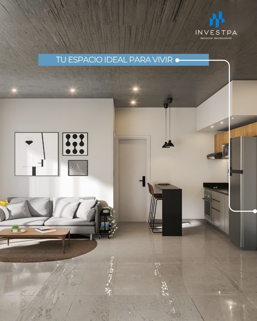 Departamento en pozo de 1 habitación — foto 2
