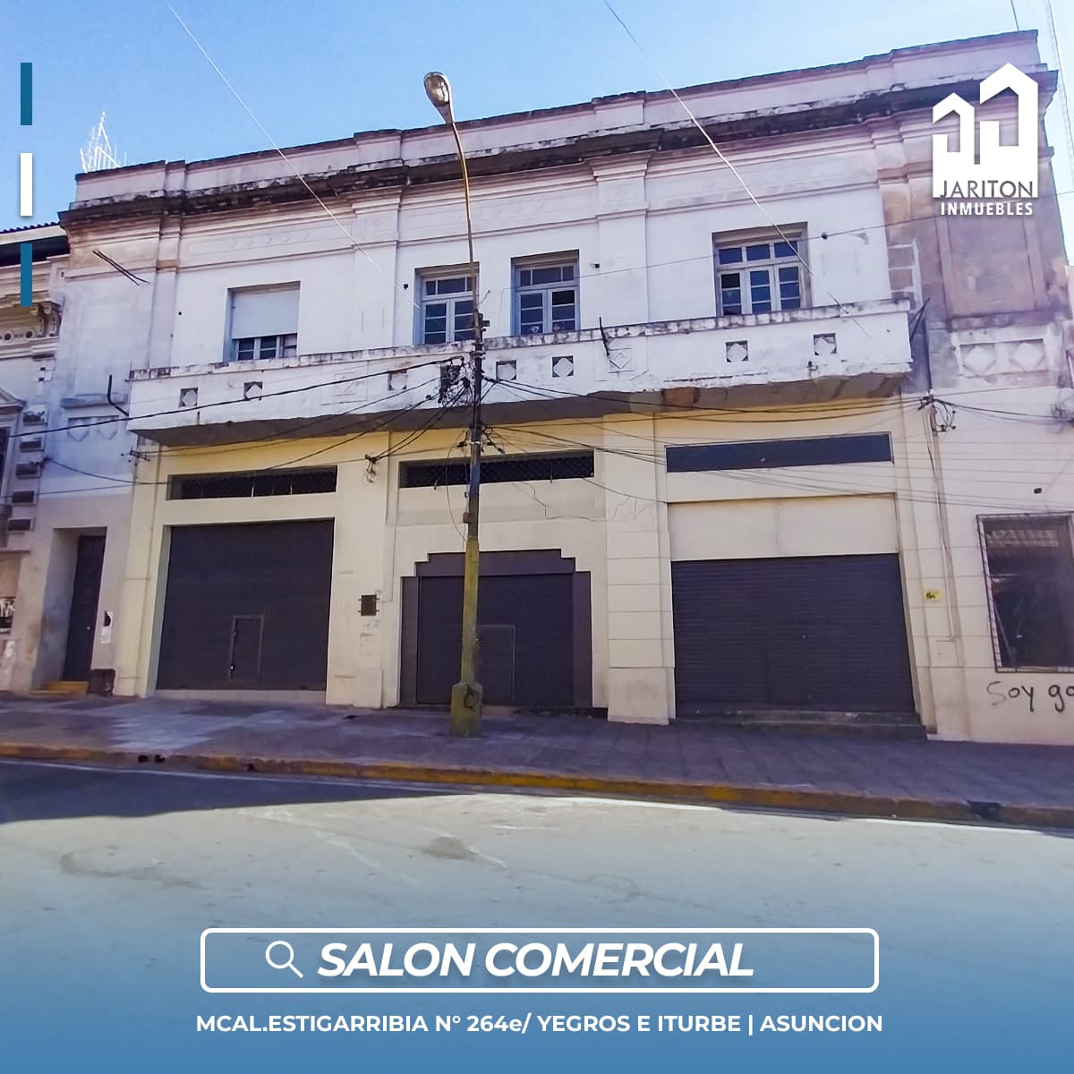 Alquiler de Salon Comercial en el Centro de Asuncion