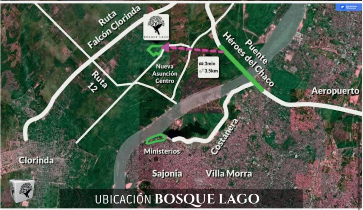En venta Terreno en Bosque del Lago en la Nueva Asunción, foto 1