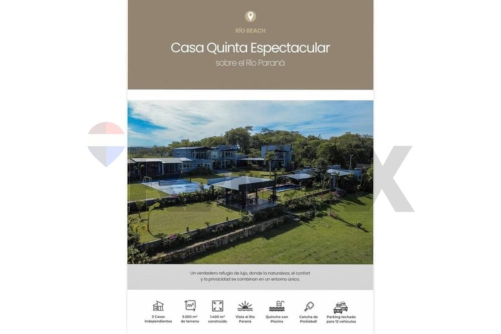 Casa de Verano de Lujo en Rio Beach Encarnación, Itapúa, Paraguay, foto 2
