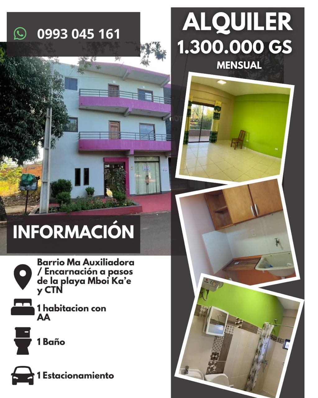 Departamento en Encarnación zona UNI , CTN, foto 1