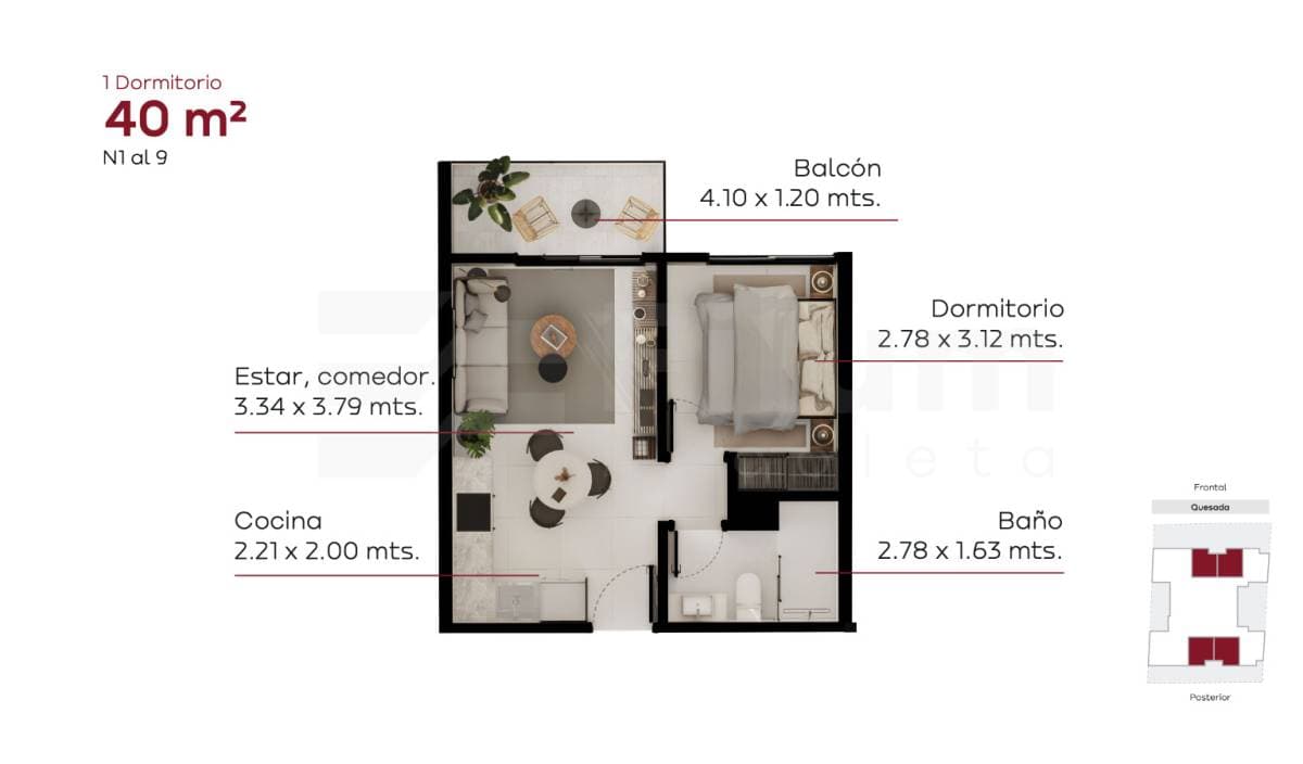 Filum Recoleta - apartments for sale, foto 2