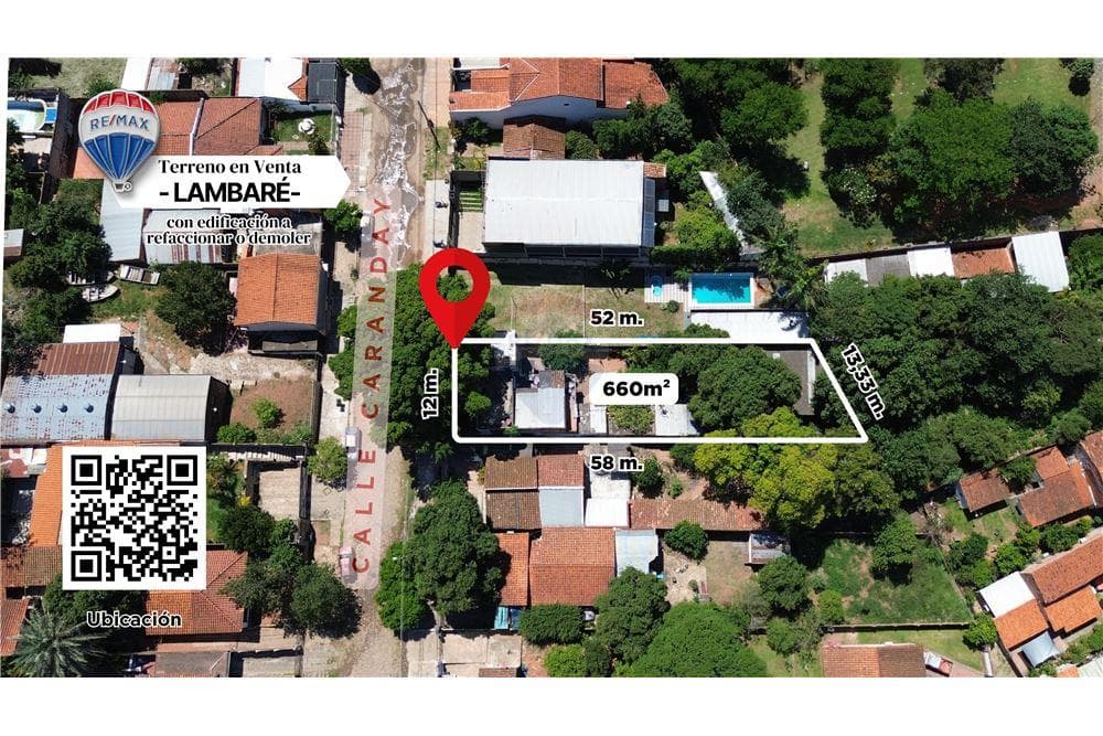 Vendo terreno en lambare san isidro