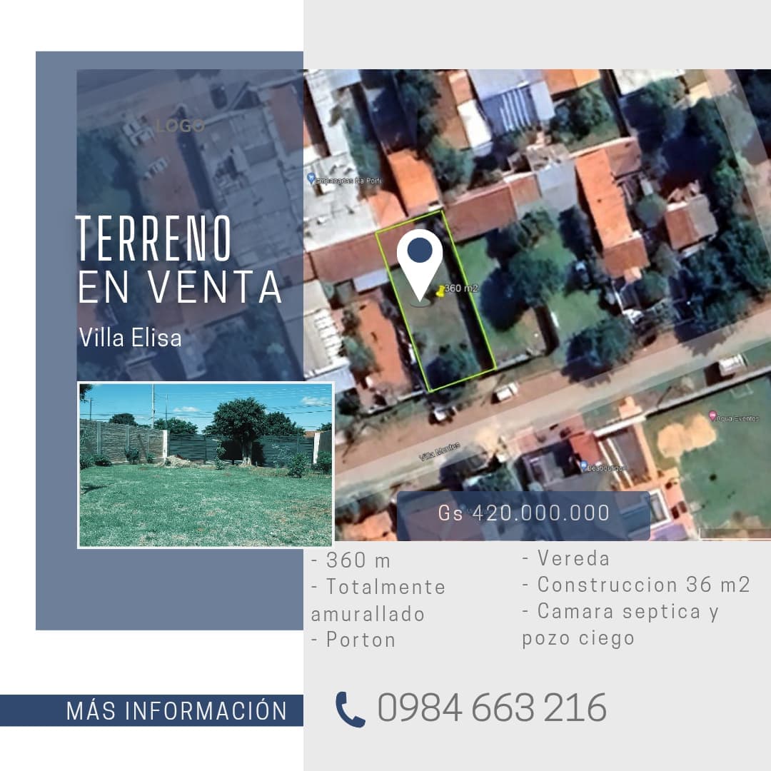 Terreno en Villa Elisa!!, foto 1