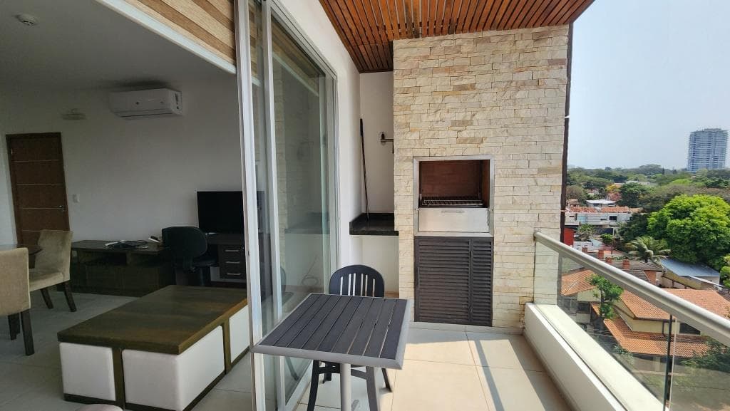 dpto amoblado de 2 hab en Suite, Zona Aviadores del Chaco / Molas Lopez — foto 1