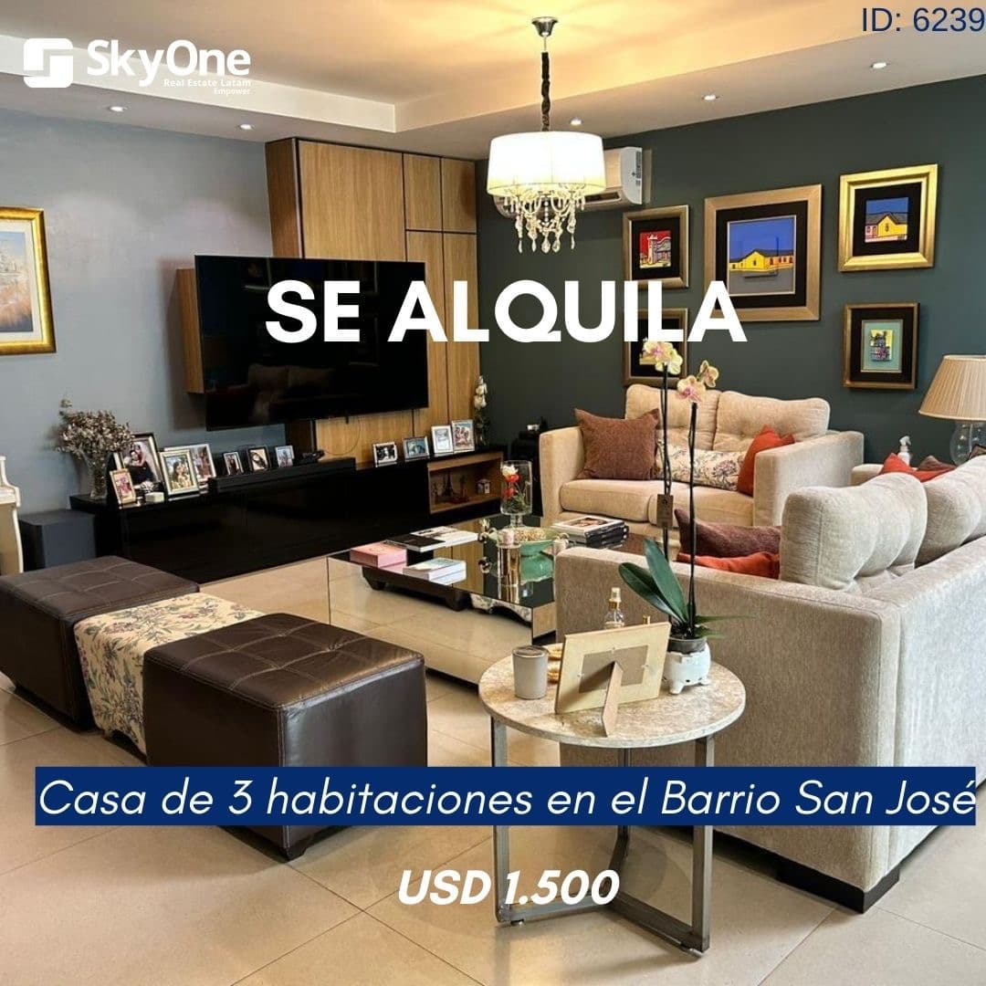 Alquilo hermosa casa en Ciudad del Este