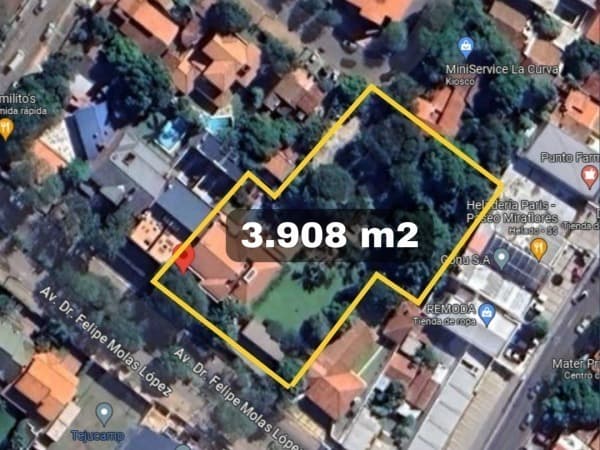 En Venta Propiedad de 3.908 m2 Molas López y Julio Correa