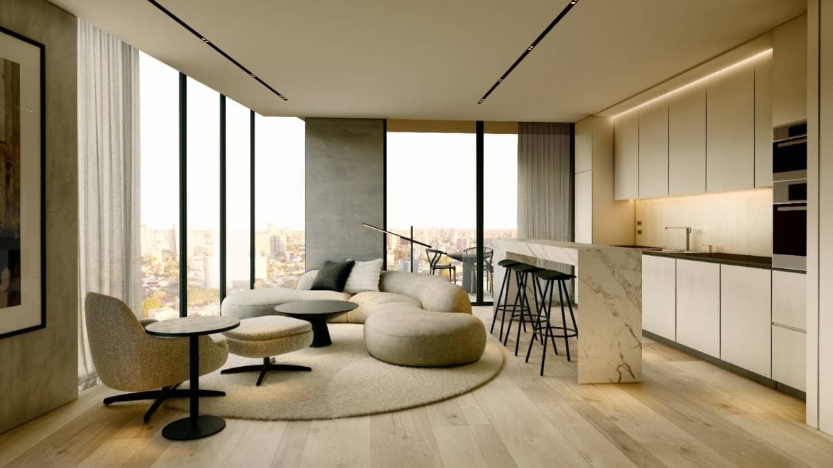 En venta departamento 2 dormitorios con cochera, foto 1