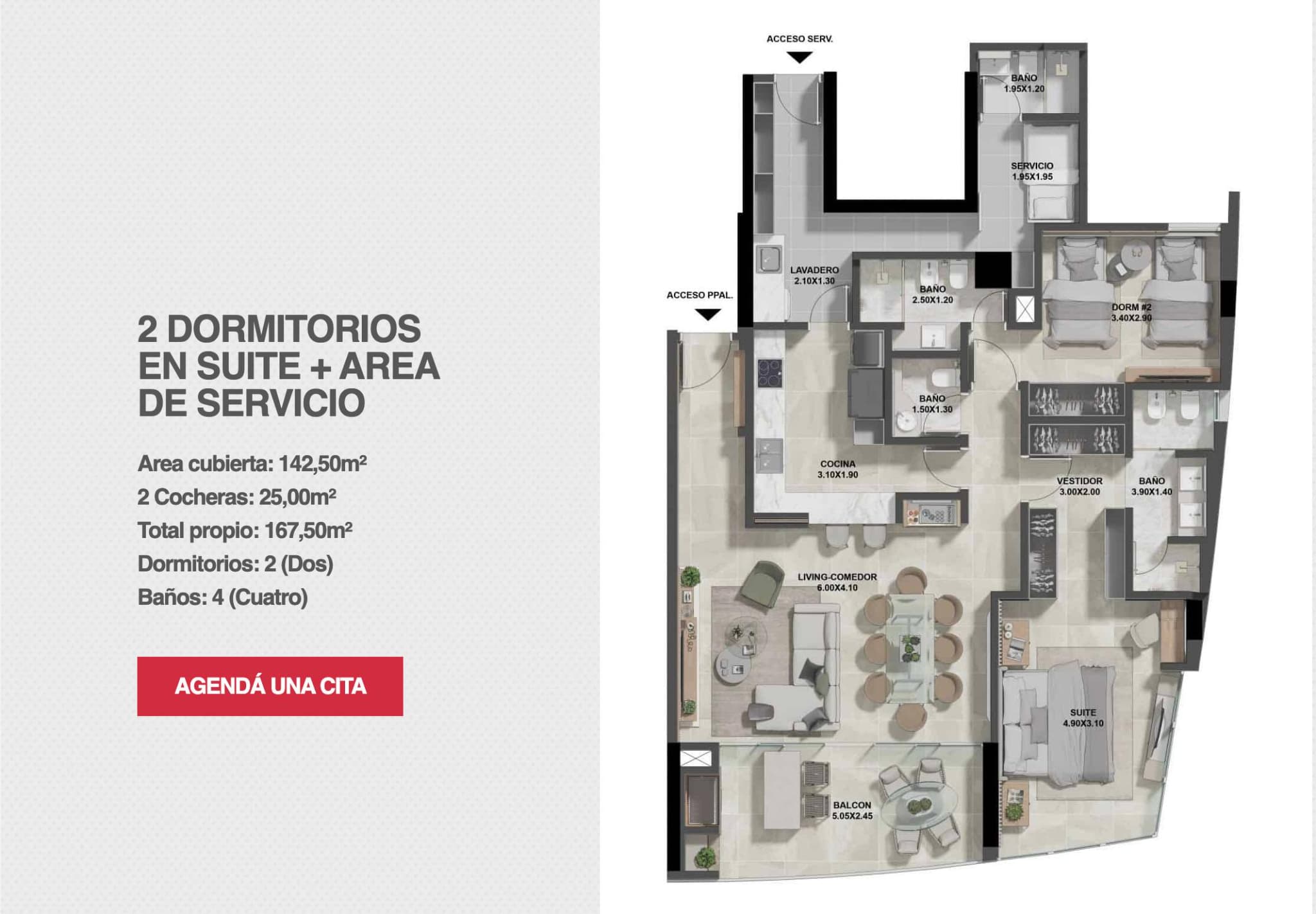Dpto premium en pozo edificio the address — foto 3