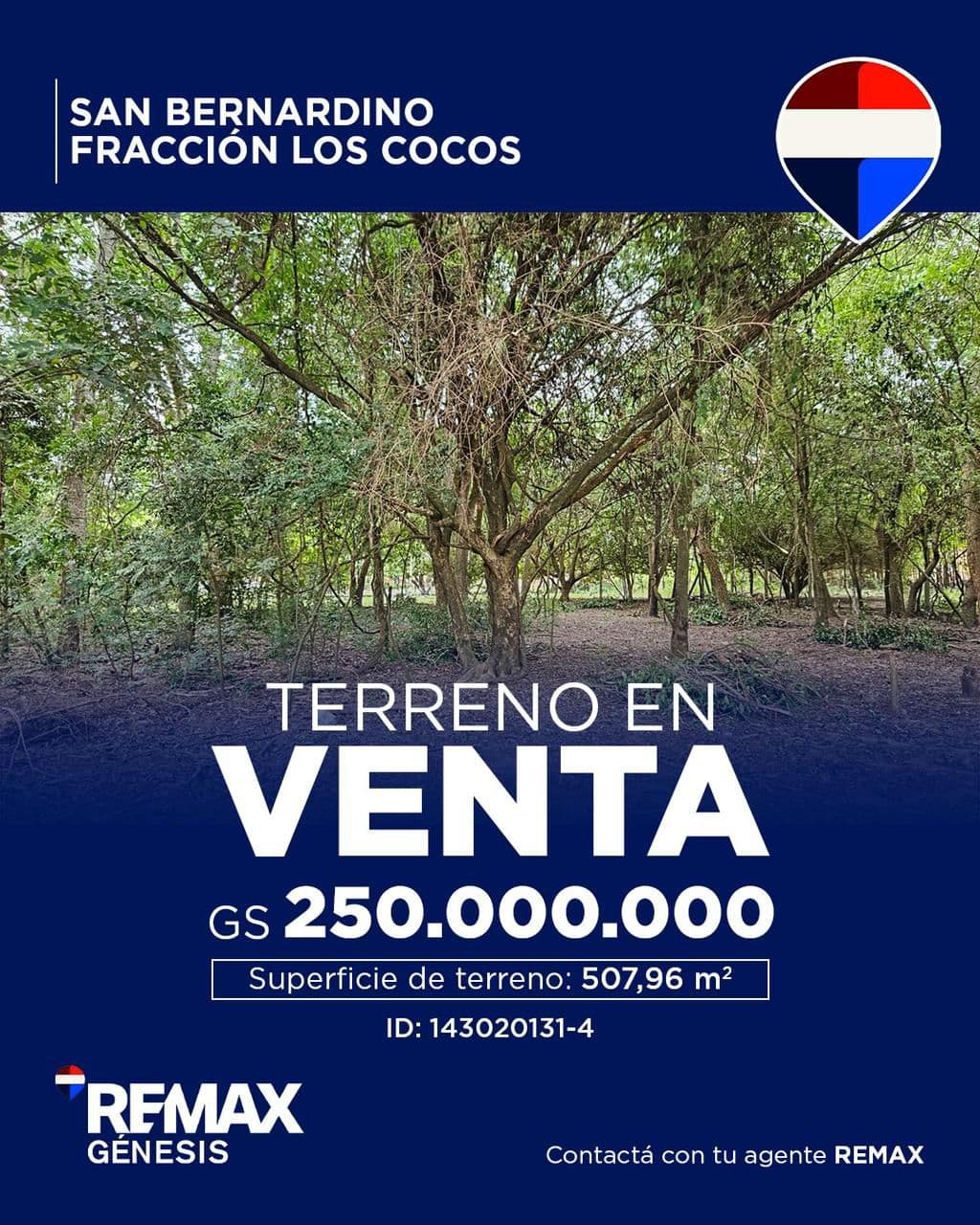 Venta terreno en San Bernardino
