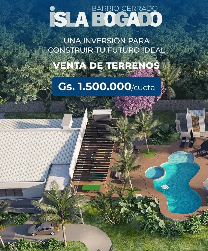 De terrenos en el barrio cerrado isla bogado, Luque, foto 1