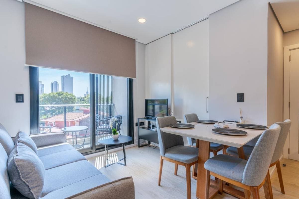 En venta dpto de 1 dormitorio full amoblado edificio hit asuncion