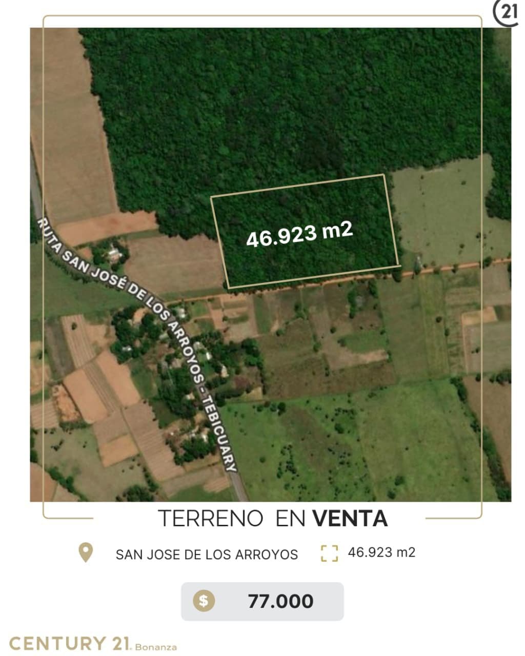 Terreno en venta – San José de los arroyos