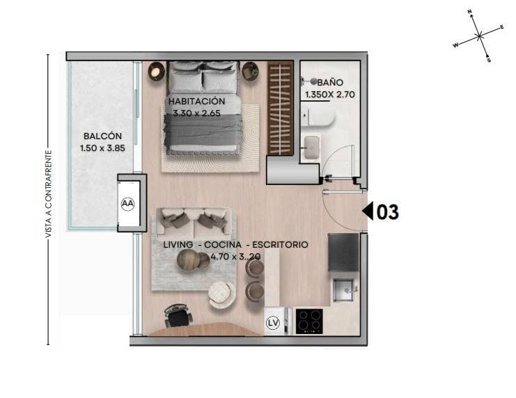 Departamentos en Pozo en Recoleta, foto 3