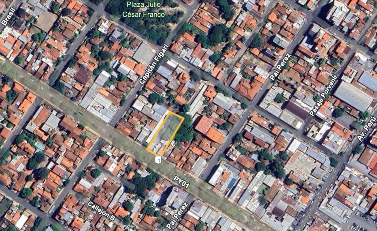 Terreno estratégico en el centro – 1.275 m²