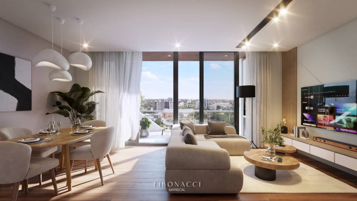 FIBONACCI MARISCAL – Departamento de 2 dormitorios en Villa Morra, foto 2