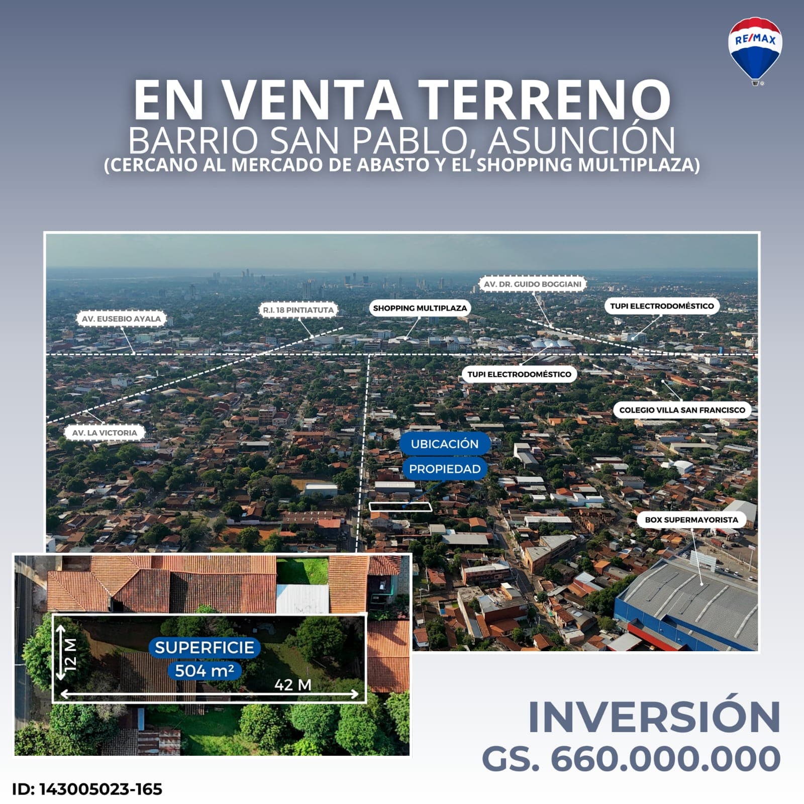 Terreno venta barrio san pablo, zona multiplaza, foto 1