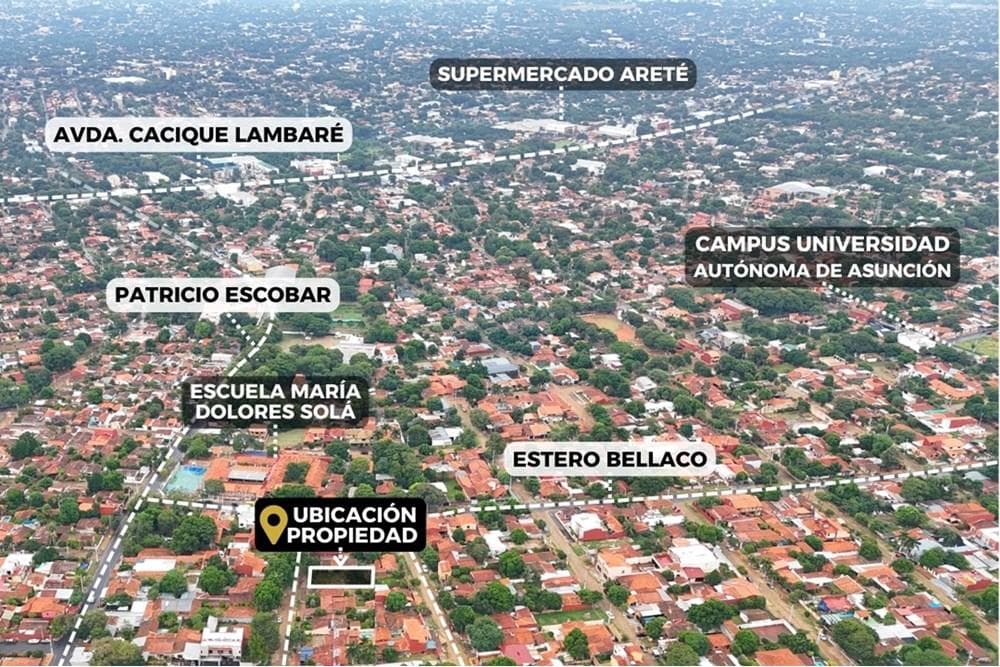 Terreno en Lambaré zona villa cerro cora, foto 3