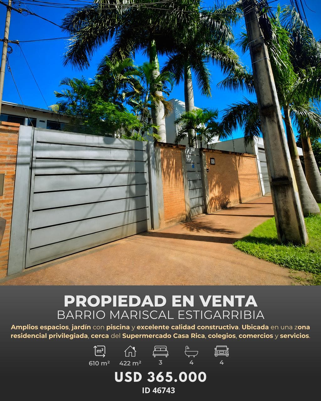 En venta – casa en barrio mariscal estigarribia