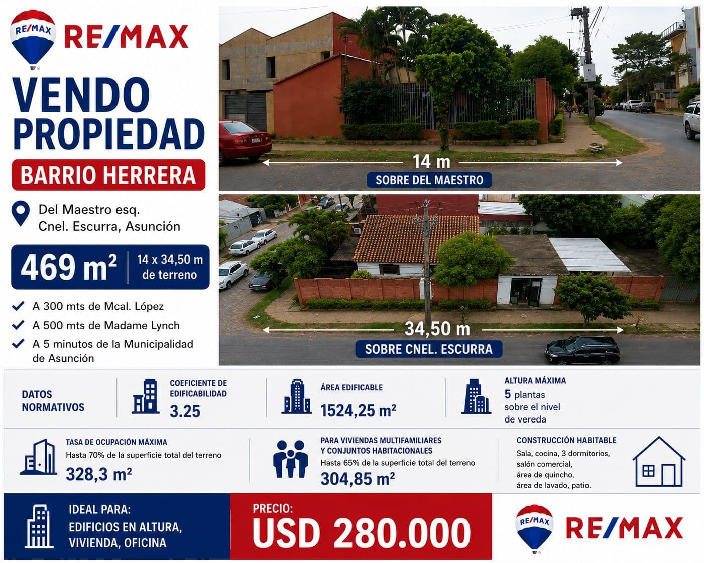 Terreno en barrio Herrera, foto 1
