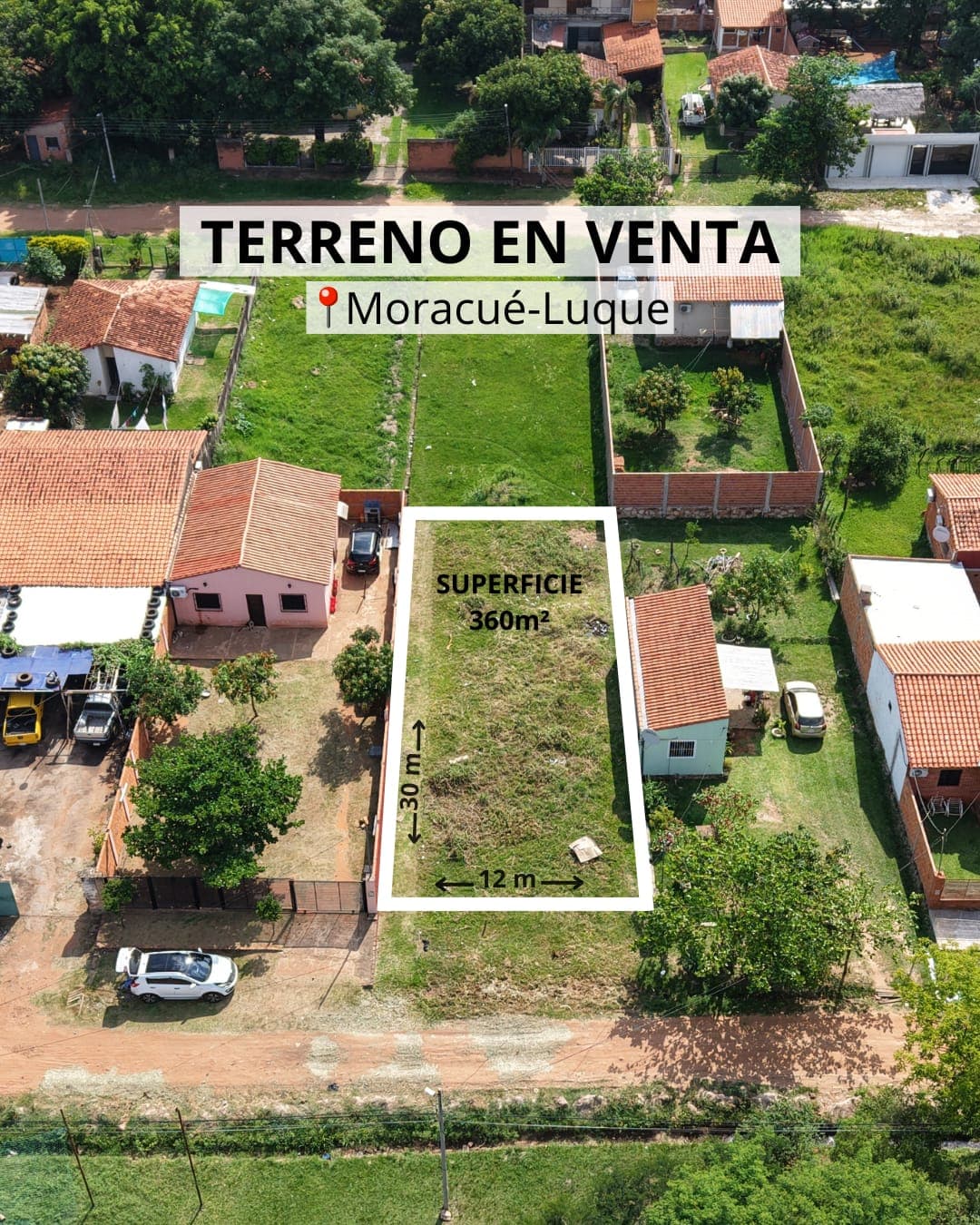 En venta terreno en mora cue Luque