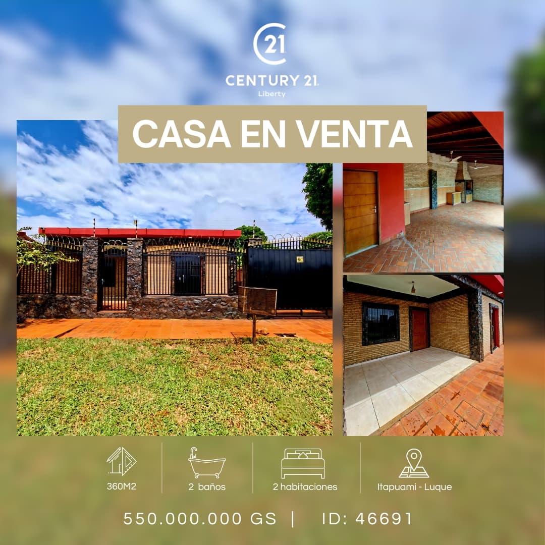 En Venta: Encantadora Casa de 360 m² en Itapuami – Luque — foto 1